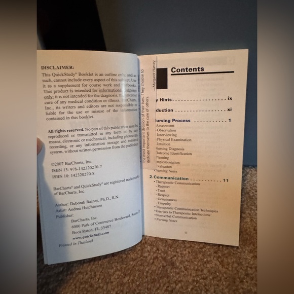 QuickStudy Nursing Guide - Picture 2 of 3